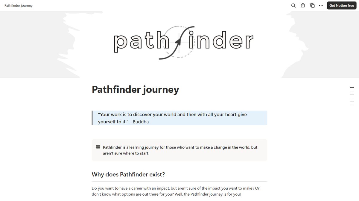 Screenshot of the 2024 toolkit's Pathfinder Tool page